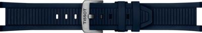 Horlogeband Tissot T603049424 Rubber Blauw