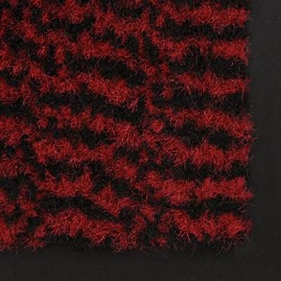 Droogloopmat rechthoekig getuft 60x90 cm rood