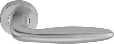 Formani Basics LB18 deurkruk geveerd op rozet - mat RVS