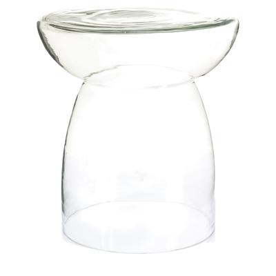 By-Boo Bijzettafel 'Koti' Glas, kleur Transparant By-Boo Bijzettafel 'Koti' Glas, kleur Transparant