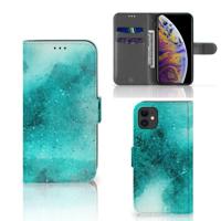 Hoesje Apple iPhone 11 Painting Blue - thumbnail