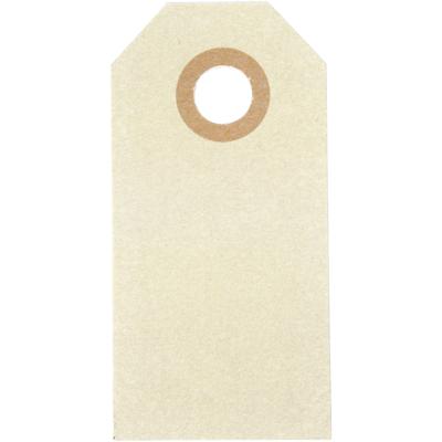 Creativ Company Manilla-labels, afm 3x6 cm, 250 gr, crème, 30 stuk/ 1 doos