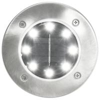 VidaXL Grondlampen 8 st solar led wit - thumbnail