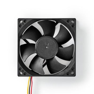 Nedis DCFAN8025BK Computerventilatordc 80 Mm 3-pin Stil