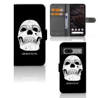 Telefoonhoesje met Naam Google Pixel 7A Skull Eyes - thumbnail