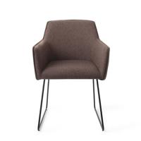 Jesper Home Eetkamerstoel 'Hofu' Slide Black, kleur Potters Clay - thumbnail