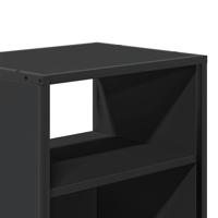 Nachtkastje wandgemonteerd 40x31x39,5 cm zwart - thumbnail