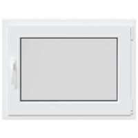 Kelderraam "RISOR" 80x70 cm draai-kiep DIN rechts wit - thumbnail