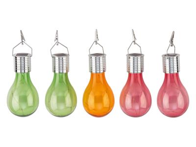LIVARNO Set van 5 solar tuinlampen (Bont gekleurd)