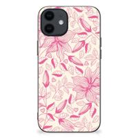 iPhone 12 Pro | 12 (6.1") Skin Case Pink Flowers - thumbnail