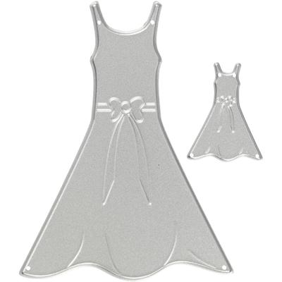 Creativ Company stans- en embossing mallen, jurk, afm 27x35+26x90 mm, 1 stuk
