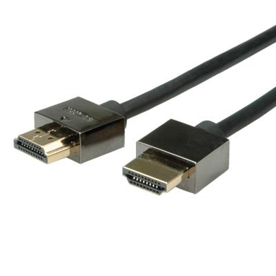 ROLINE Notebook HDMI High Speed kabel met Ethernet M/M, zwart, 1,5 m ROLINE Notebook HDMI High Speed kabel met Ethernet M/M, zwart, 1,5 m