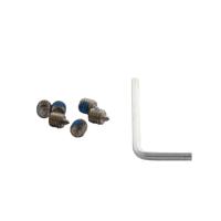 Intersteel 6 inbusboutjes M6x6 gepunt met inbussleutel - thumbnail