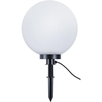 LED Priklamp met Stekker - Trion Balino - E27 Fitting - Mat Zwart - Kunststof - Ø400