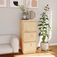 Dressoir 32x34x75 cm massief grenenhout - thumbnail