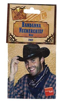Western bandana/halsdoek blauw
