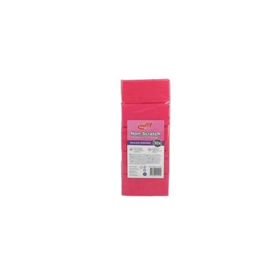 Multy schuursponsen anti-kras 10st roze Multy schuursponsen anti-kras 10st roze