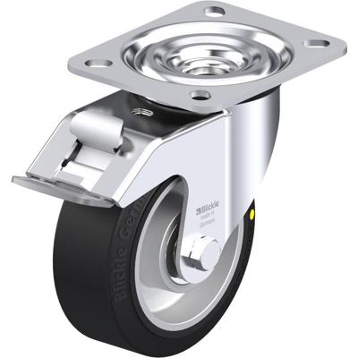 Blickle L-ALEV 100K-FI-EL Zwenkwiel met rem Wieldiameter: 100 mm Draagvermogen (max.): 200 kg 1 stuk(s)