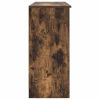 Dressoir met lade 101x35x76 cm spaanplaat gerookt eikenkleurig - thumbnail