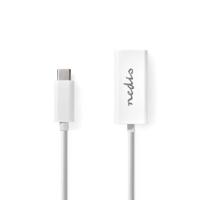 Nedis Netwerkadapter USB-C male naar RJ45 female 20cm - thumbnail