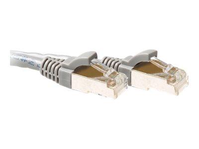 ACT Grijze 3 meter LSZH SFTP CAT6A patchkabel snagless met RJ45 connectoren ACT Grijze 3 meter LSZH SFTP CAT6A patchkabel snagless met RJ45 connectoren