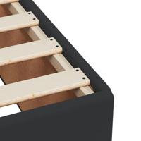 Bedframe kunstleer zwart 200x200 cm - thumbnail