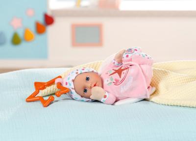 Baby Born - 2 Engelen lappenpoppen - 18cm - Kan bevestigd worden - Geïntegreerde rammelaar - Zeer zacht - Vanaf 0 maanden