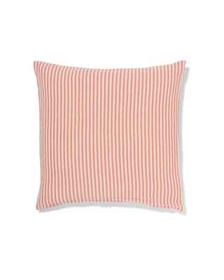 HEMA Kussenhoes 50x50cm katoen strepen rood (rood)