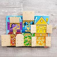 Melissa & Doug Houten Speelbord met Slotjes - thumbnail