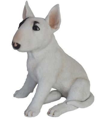 Esschert Design Bull Terrier Zittend tuinbeeld