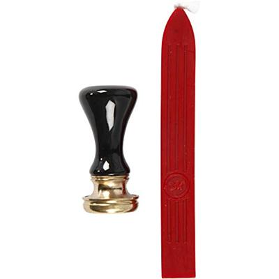 Creativ Company Zegel set, d 17 mm, rood, 1 set