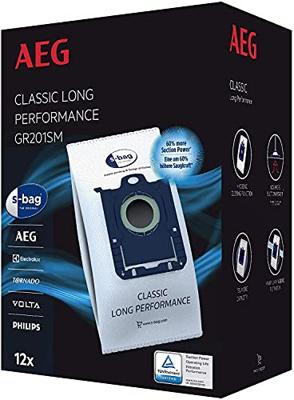 GR201SM s-bag® Classic Long Performance - 12 Stofzuigerzakken - thumbnail