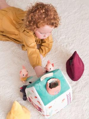 Huis van de wolf en de 3 biggetjes LILLIPUTIENS meerkleurig Huis van de wolf en de 3 biggetjes LILLIPUTIENS meerkleurig
