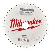 Milwaukee Cirkelzaagblad voor Hout | Ø 210mm Asgat 30mm 48T - 4932471325 - thumbnail