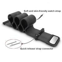 By Qubix - Milanese bandje - Goud - Compatible met Garmin Lily 2 - Compatible Garmin bandje - thumbnail