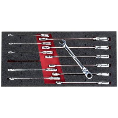 Vigor V5077 V5077 Ringratelsteeksleutel met scharnier Vigor V5077 V5077 Ringratelsteeksleutel met scharnier