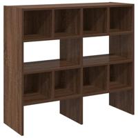 Schoenenrekken 2 st stapelbaar 89,5x30x40 cm bruin eikenkleur - thumbnail