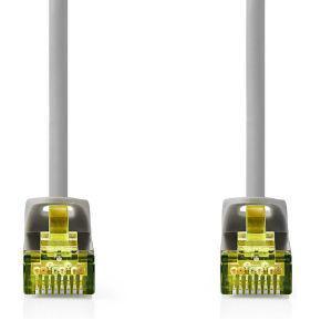 Nedis Cat 8.1 Netwerkkabel | S/FTP | RJ45 Male | RJ45 Male | 1.00 m | Rond | LSZH | Grijs | Label - CCGL85520GY10