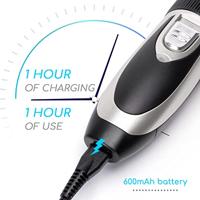 Nobleza Tondeuse voor hond en kat - Draadloos - Set - Zilver - thumbnail