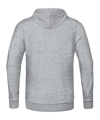 JAKO 6865K Jas Met Kap Base Kids - Lichtgrijs Gemeleerd - 164