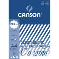 Canson tekenblok C à grain 224 g/m², ft 21 x 29,7 cm (A4) - thumbnail