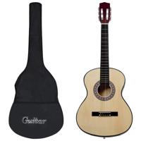 VidaXL Gitaar klassiek beginner met tas 4/4 39" - thumbnail