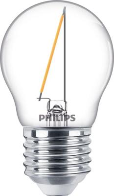 Philips Lighting 76425800 LED-lamp Energielabel F (A - G) E27 Kogel 1.4 W = 15 W Warmwit (Ø x l) 4.5 cm x 7.8 cm 1 stuk(s)