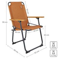 Bo-Camp Industrial Bushwick klapstoel - Clay - thumbnail