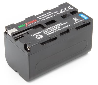 ChiliPower NP-F750 accu voor Sony - 4400mAh