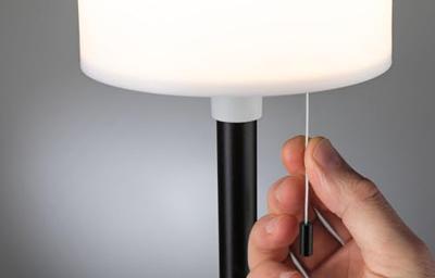 Paulmann 94607 Bartja Tafellamp op zonne-energie 1.6 W Warmwit Zwart