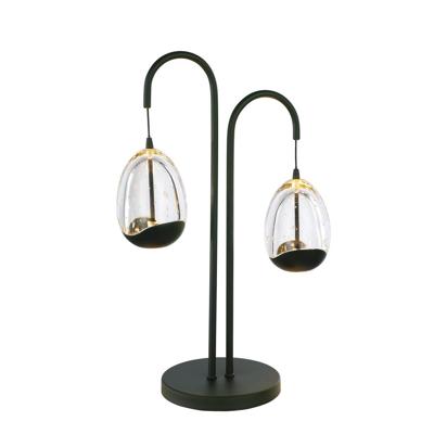 Highlight TafellampClear Egg zwart 2-lichts - T1456.20