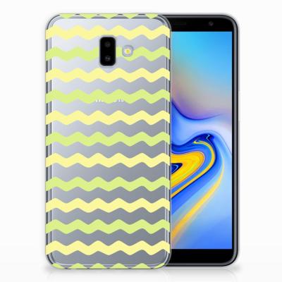 Samsung Galaxy J6 Plus (2018) | TPU bumper | Waves Yellow Samsung Galaxy J6 Plus (2018) | TPU bumper | Waves Yellow