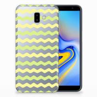 Samsung Galaxy J6 Plus (2018) | TPU bumper | Waves Yellow - thumbnail