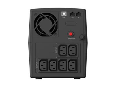 Conceptronic ZEUS08E UPS Line-interactive 1,5 kVA 900 W 6 AC-uitgang(en)